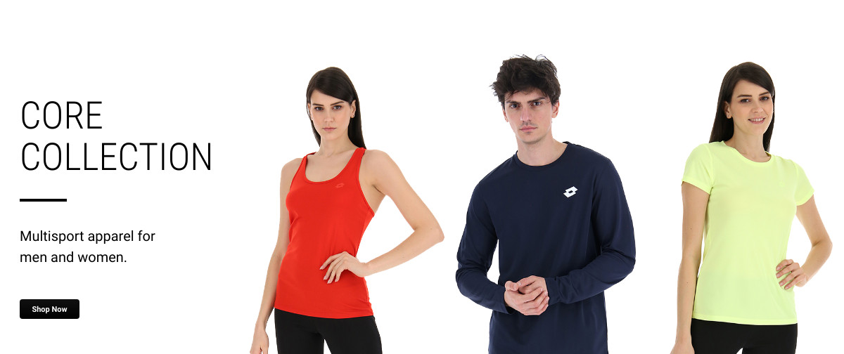 Lotto Core Collection. Multisport apparel for men and women